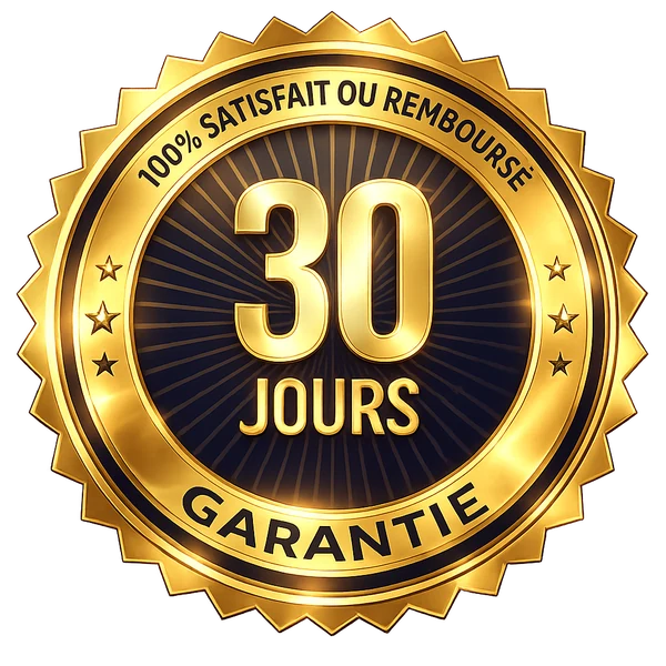 Garantie satisfait ou remboursé 30 jours